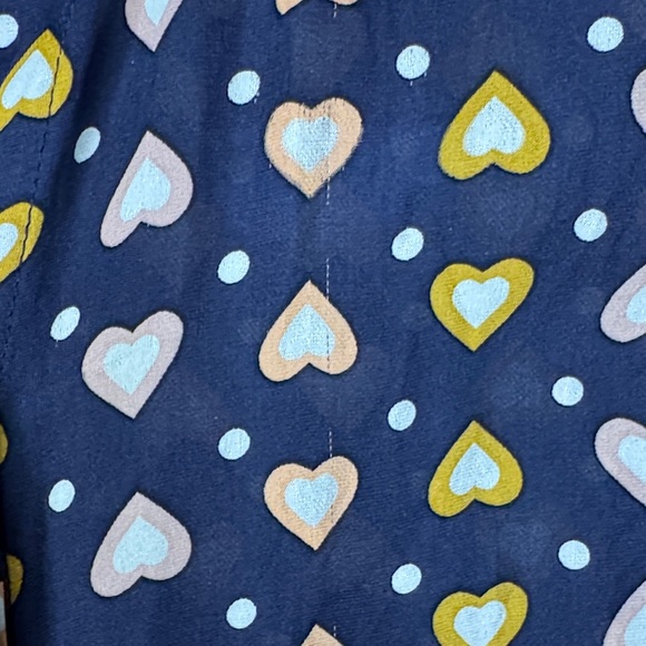 J. Crew Navy Sleeveless Top with Heart Pattern - Picture 10 of 10